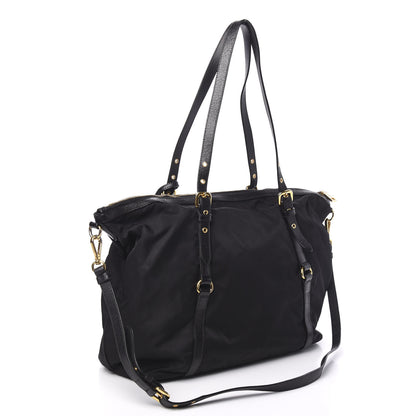 Prada Tessuto Nylon Tote Black 2 of 8