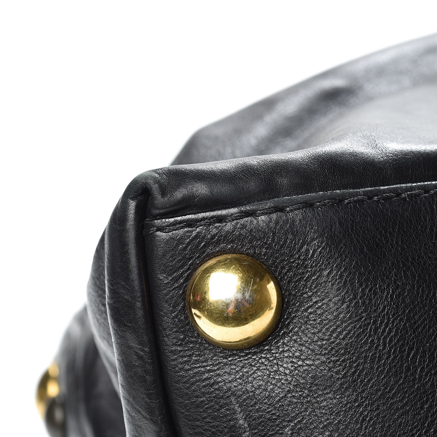 Gucci Calfskin Large Babouska Dome Satchel Black 9 of 12