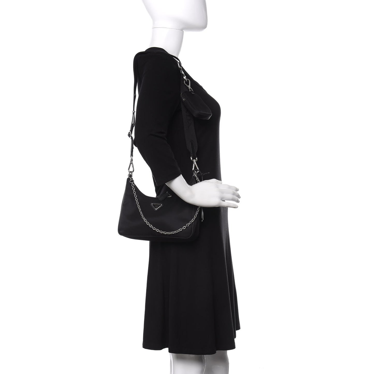 Nylon Re-Edition 2005 Shoulder Bag Black