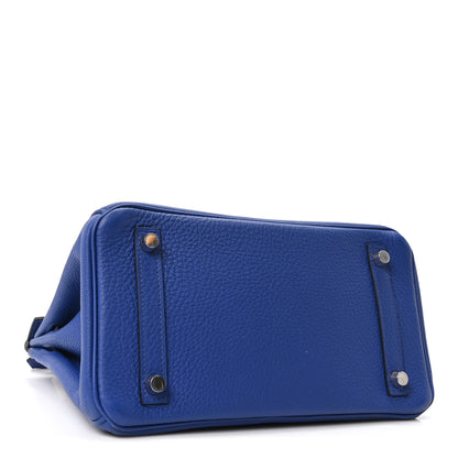 Hermes Togo Birkin 25 Bleu Electrique 3 of 10