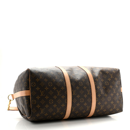Louis Vuitton Monogram Patches Keepall Bandouliere 50 3 of 11