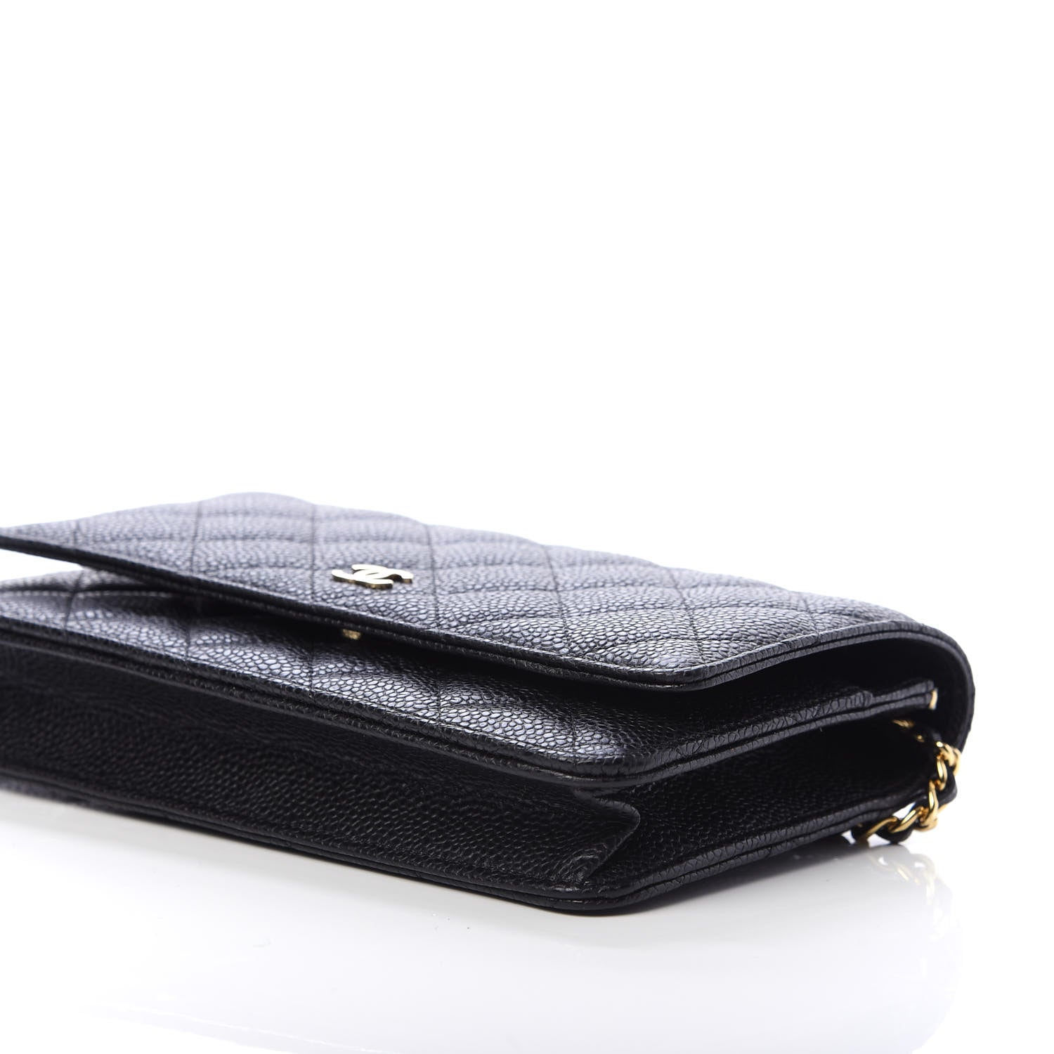 Chanel Caviar Quilted Wallet On Chain WOC Black 7 of 12