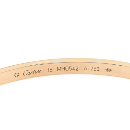 Cartier 18K Yellow Gold Small LOVE Bracelet 18 4 of 4