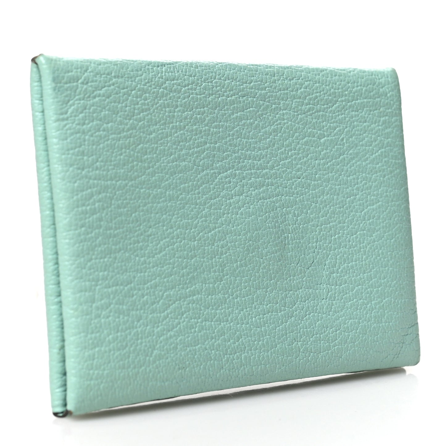 Chevre Mysore Calvi Card Case Aqua