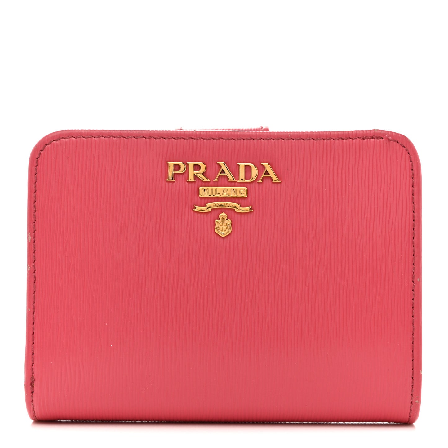 Vitello Move Metal Compact Wallet Peonia