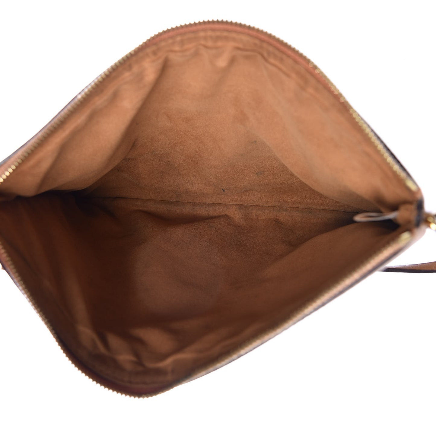 Visetos Medium Stark Wristlet Pouch Cognac