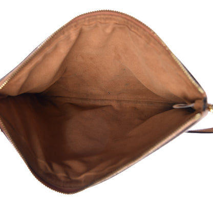 MCM Visetos Medium Stark Wristlet Pouch Cognac 7 of 12