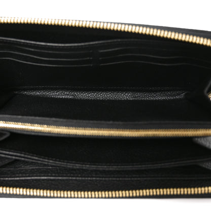 Louis Vuitton Empreinte Vosges Zippy Wallet Black 5 of 10