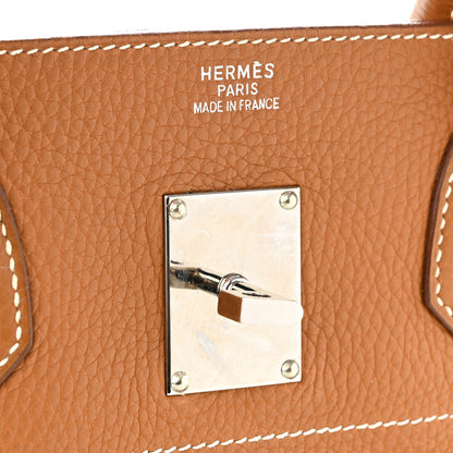 Hermes Togo JPG Shoulder Birkin II 42 Gold 6 of 16