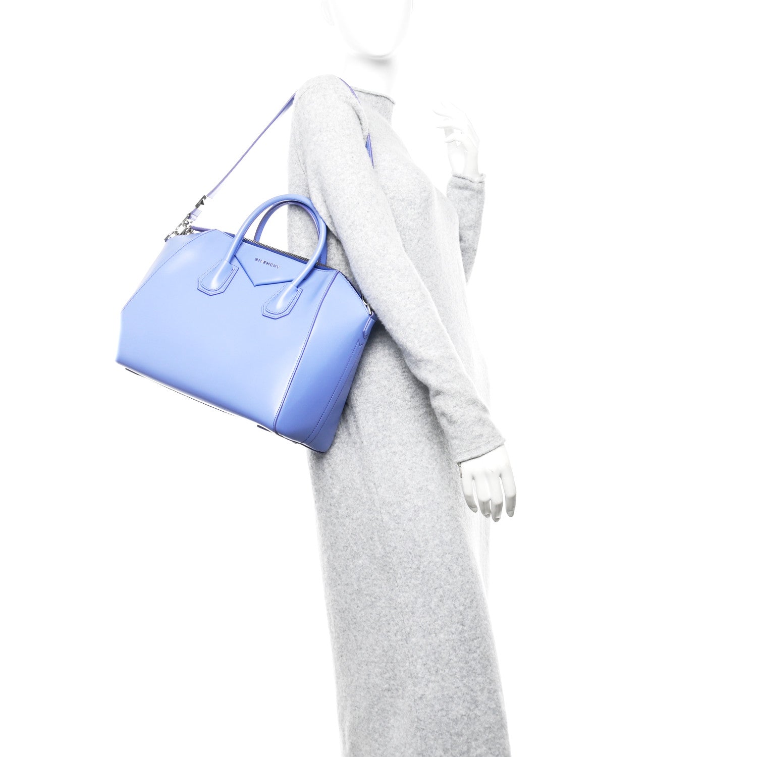 Givenchy Shiny Lord Calfskin Medium Antigona Lilac 2 of 10