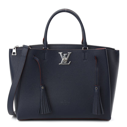 Louis Vuitton Calfskin Lockmeto Marine Rouge 1 of 10