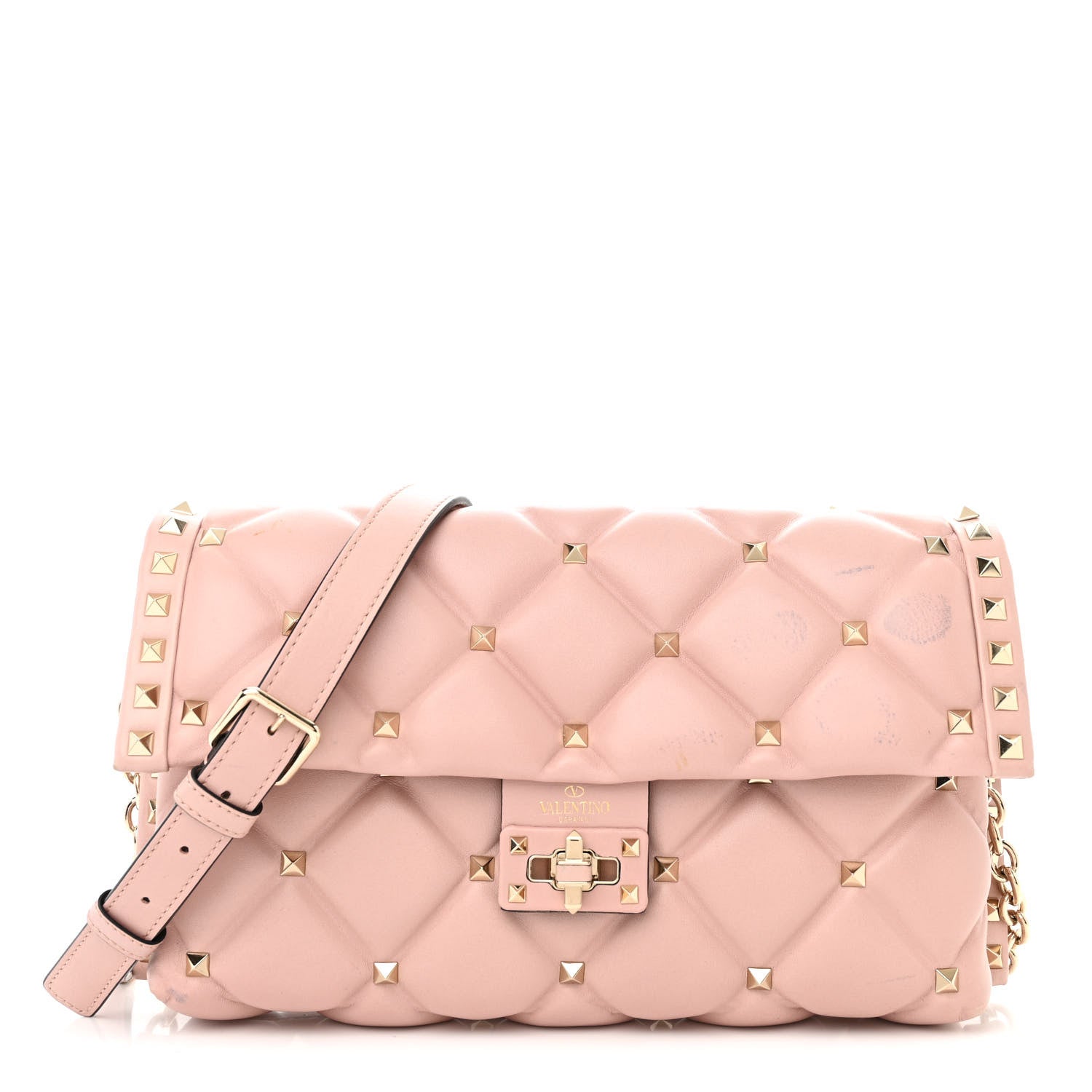 Valentino Garavani Nappa Candystud Crossbody Poudre 1 of 13