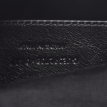Saint Laurent Sheepskin Matelasse Chevron Monogram Large College Satchel Dark Brown 7 of 9