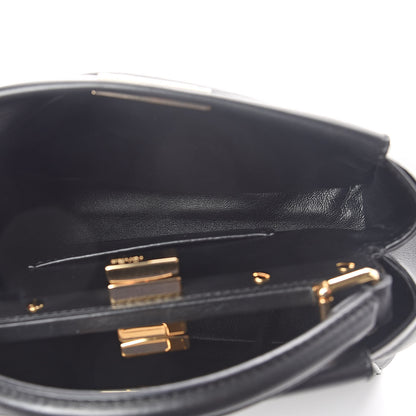 Fendi Nappa Mini Peekaboo Iconic Satchel Black 6 of 10