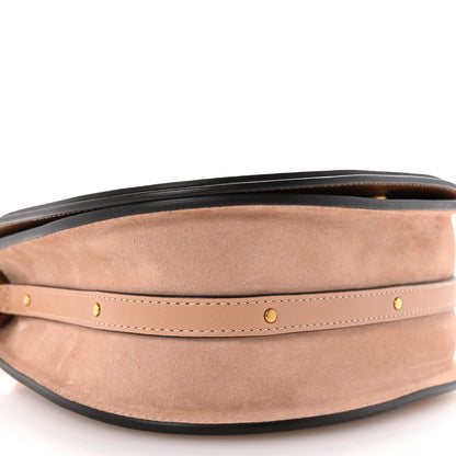 Chloe Calfskin Suede Medium Nile Bracelet Bag Biscotti Beige 9 of 10