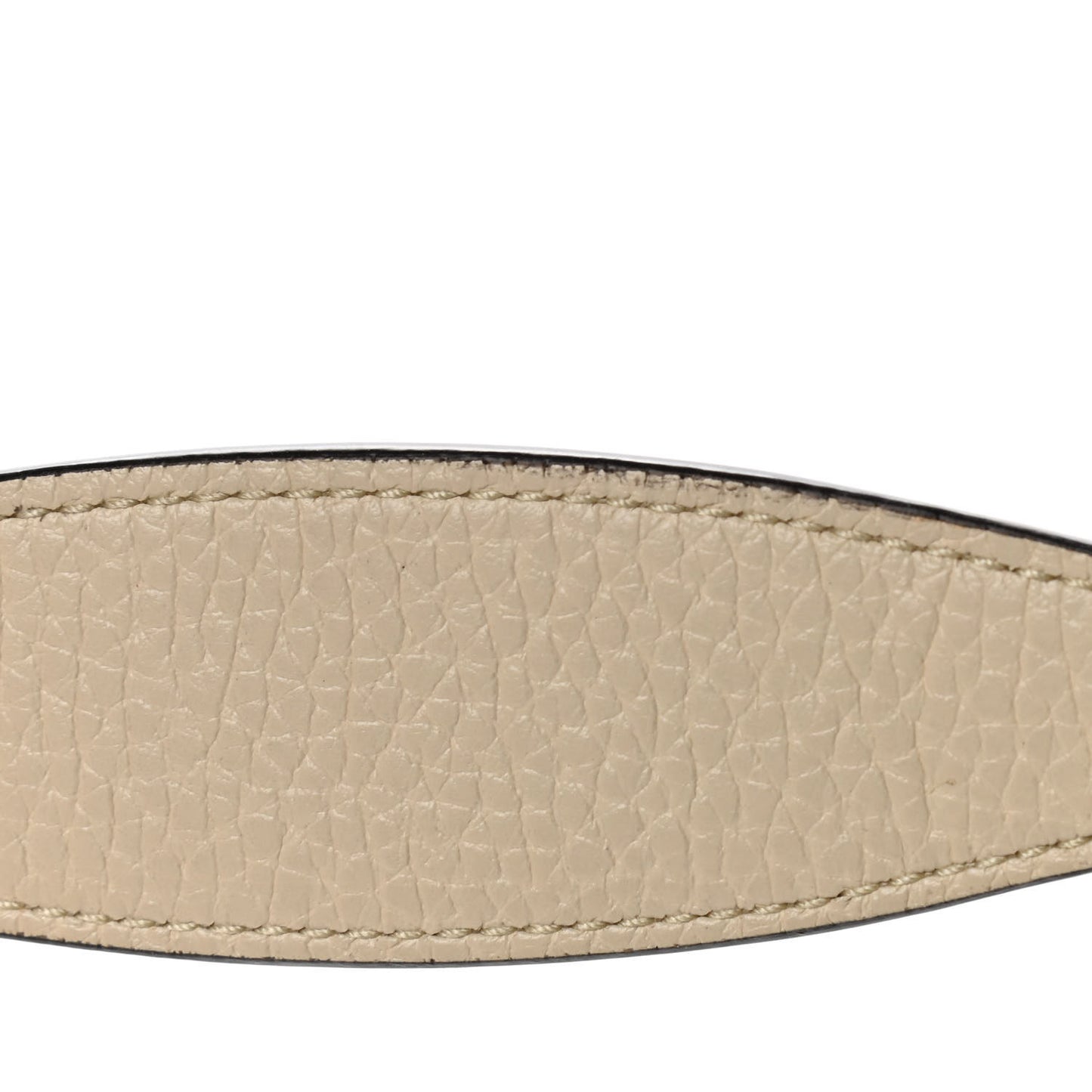 Pebbled Calfskin Soho Wallet on Chain Ivoire