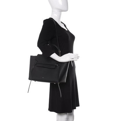 Celine Grained Calfskin Mini Belt Bag Black 2 of 9