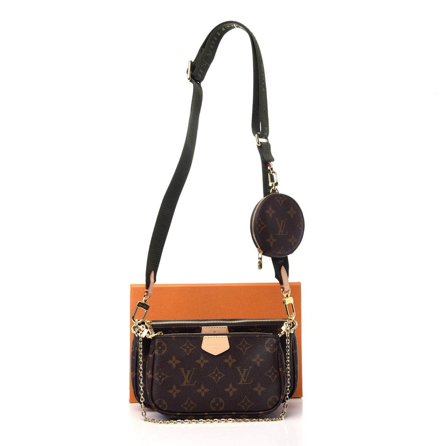 Monogram Multi Pochette Accessories Kaki