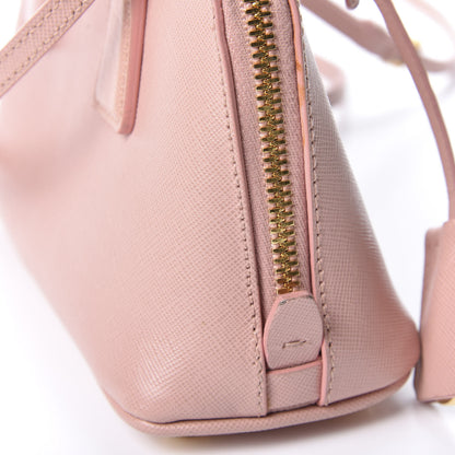 Prada Saffiano Lux Mini Promenade Tote Orchidea 7 of 10