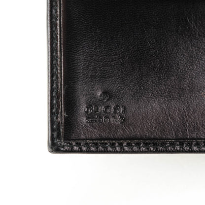 Gucci Calfskin French Flap Wallet Black 6 of 8
