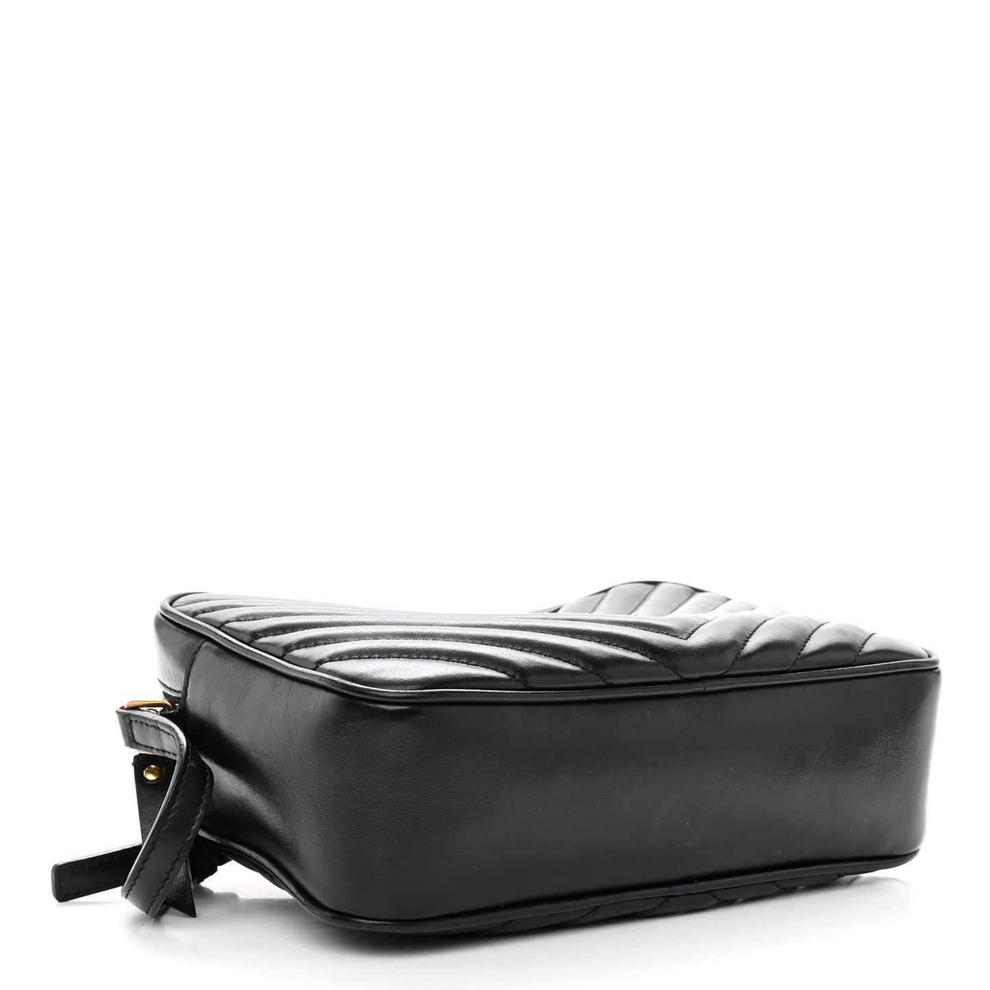 Calfskin Matelasse Monogram Lou Camera Bag Black