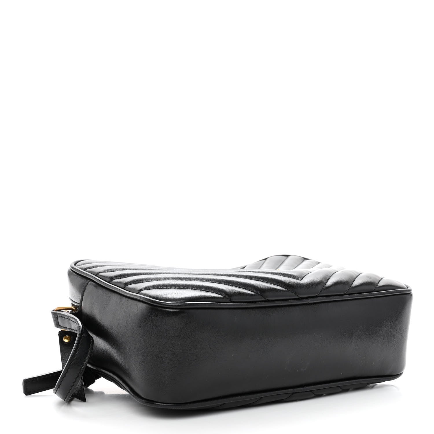 Saint Laurent Calfskin Matelasse Monogram Lou Camera Bag Black 4 of 10