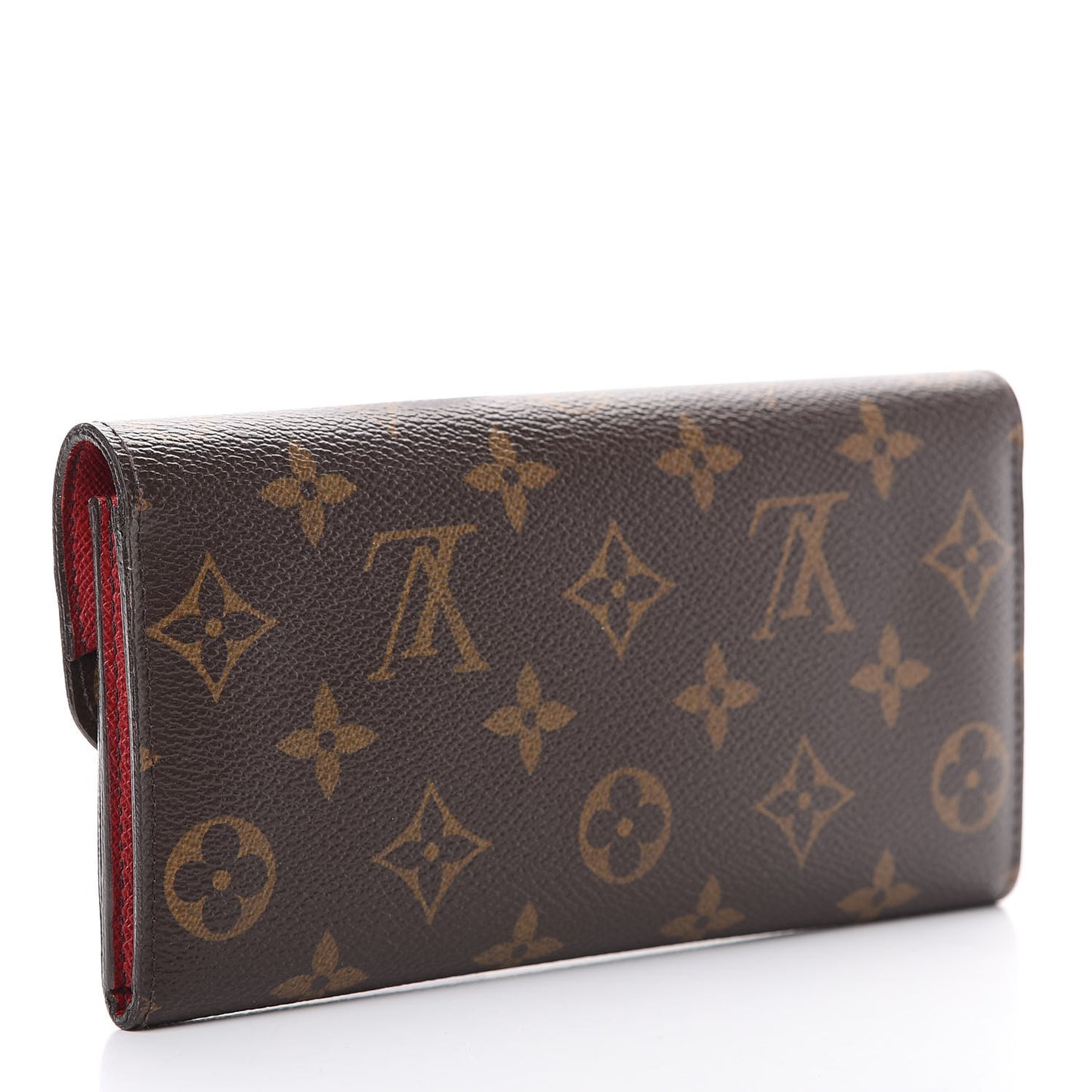 Monogram Emilie Wallet Red