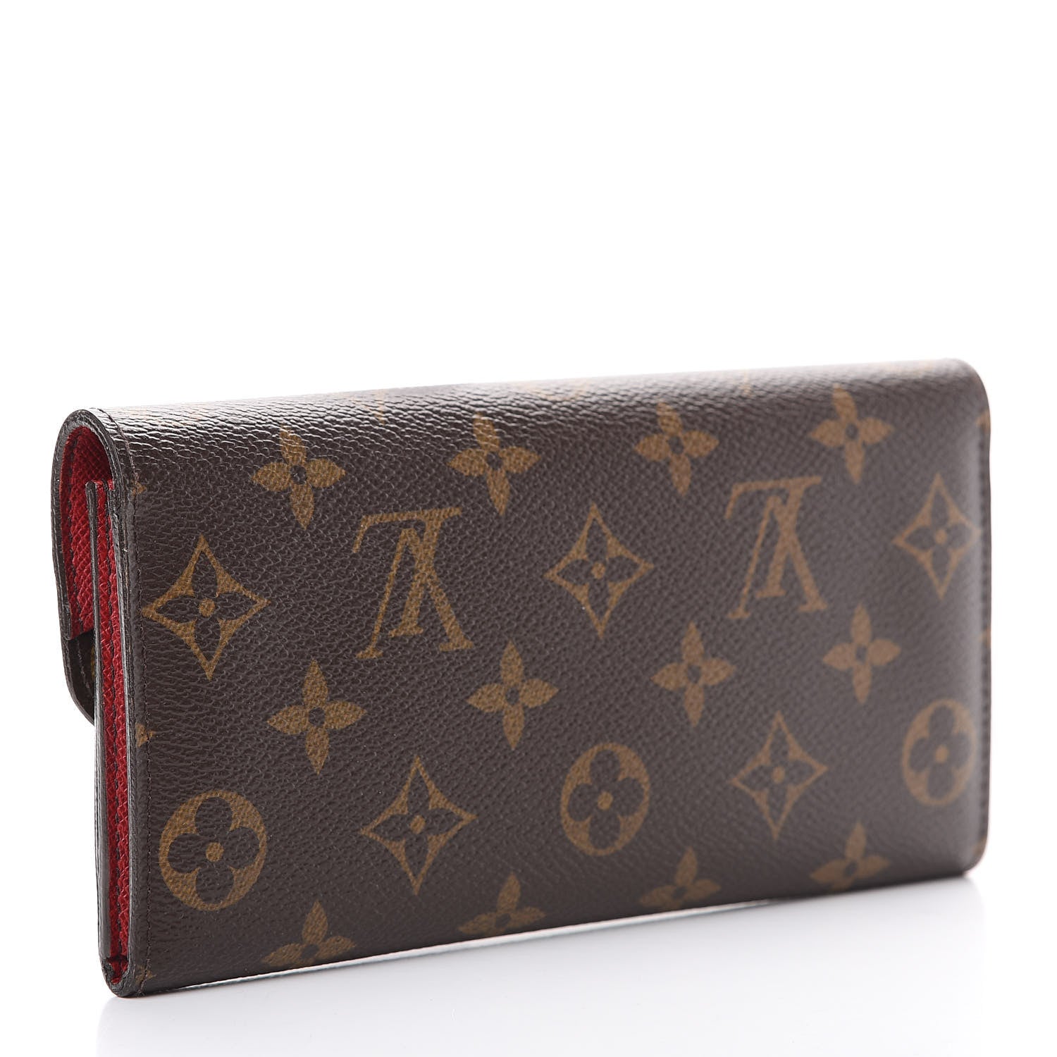 Louis Vuitton Monogram Emilie Wallet Red 2 of 15