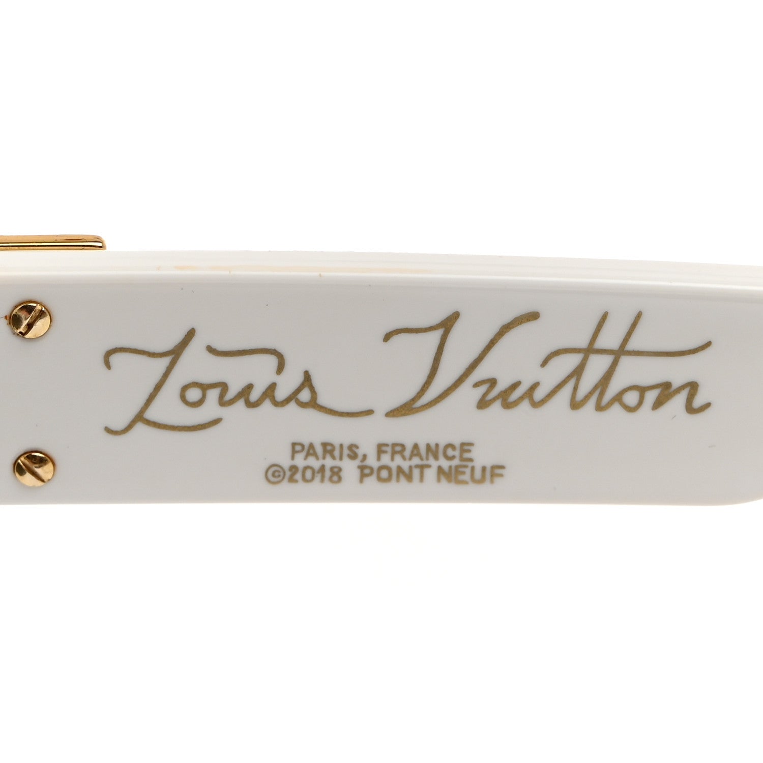 Louis Vuitton Acetate 1.1 Millionaires Z1166W Sunglasses White 6 of 8