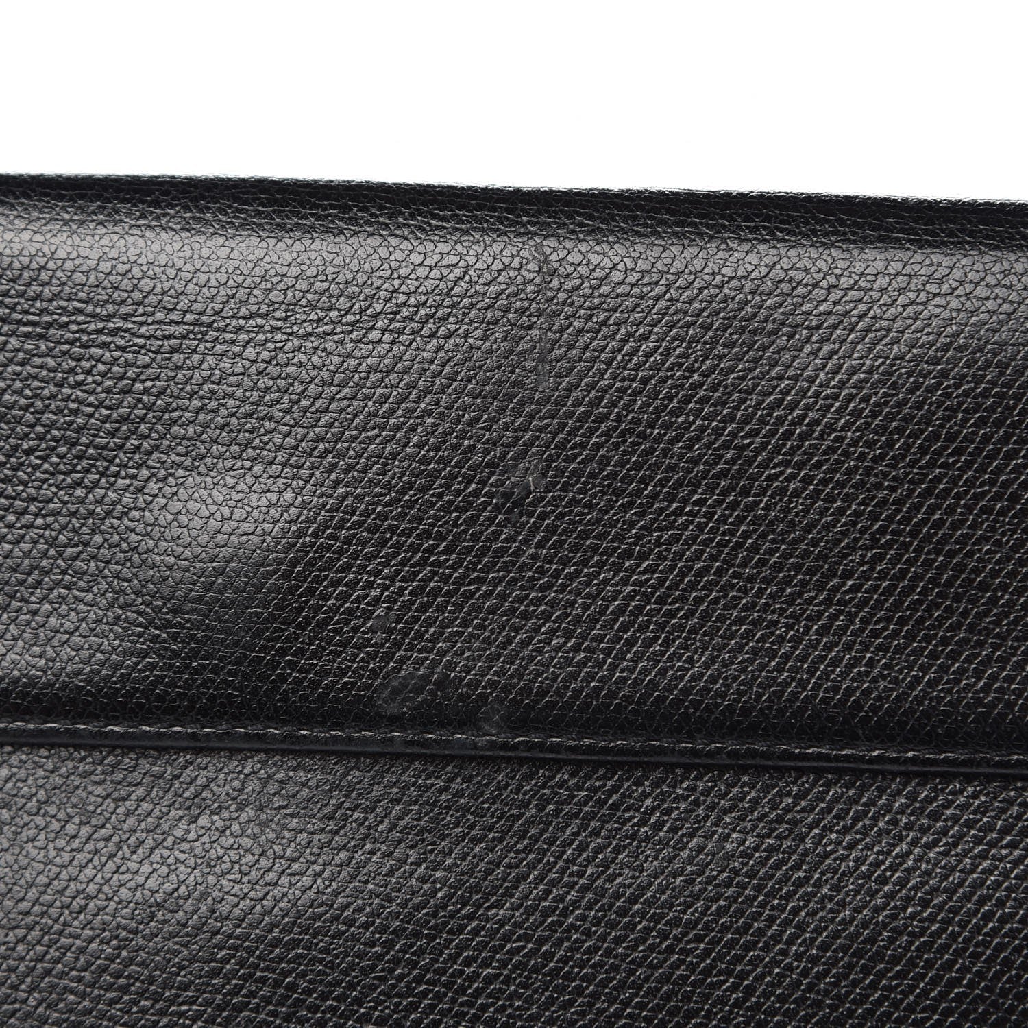 Chanel Grained Calfskin CC Button Wallet Black 11 of 12