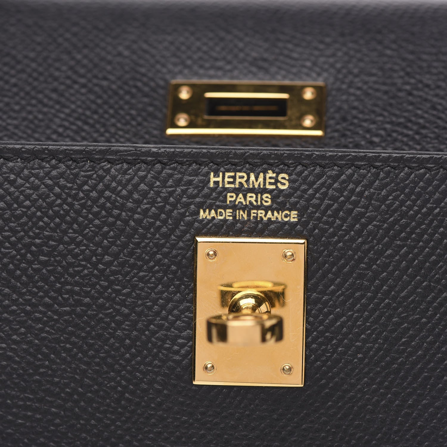 Hermes Epsom Kelly Sellier 25 Black 6 of 27
