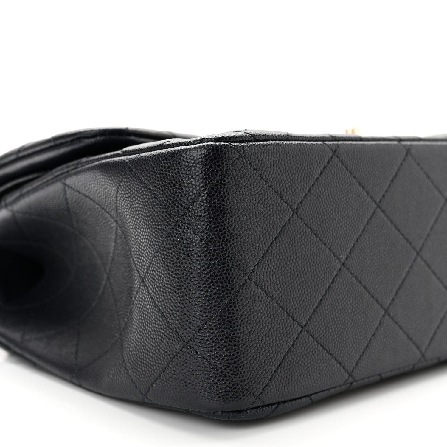 Chanel Caviar Quilted Jumbo Double Flap Navy 9 of 12