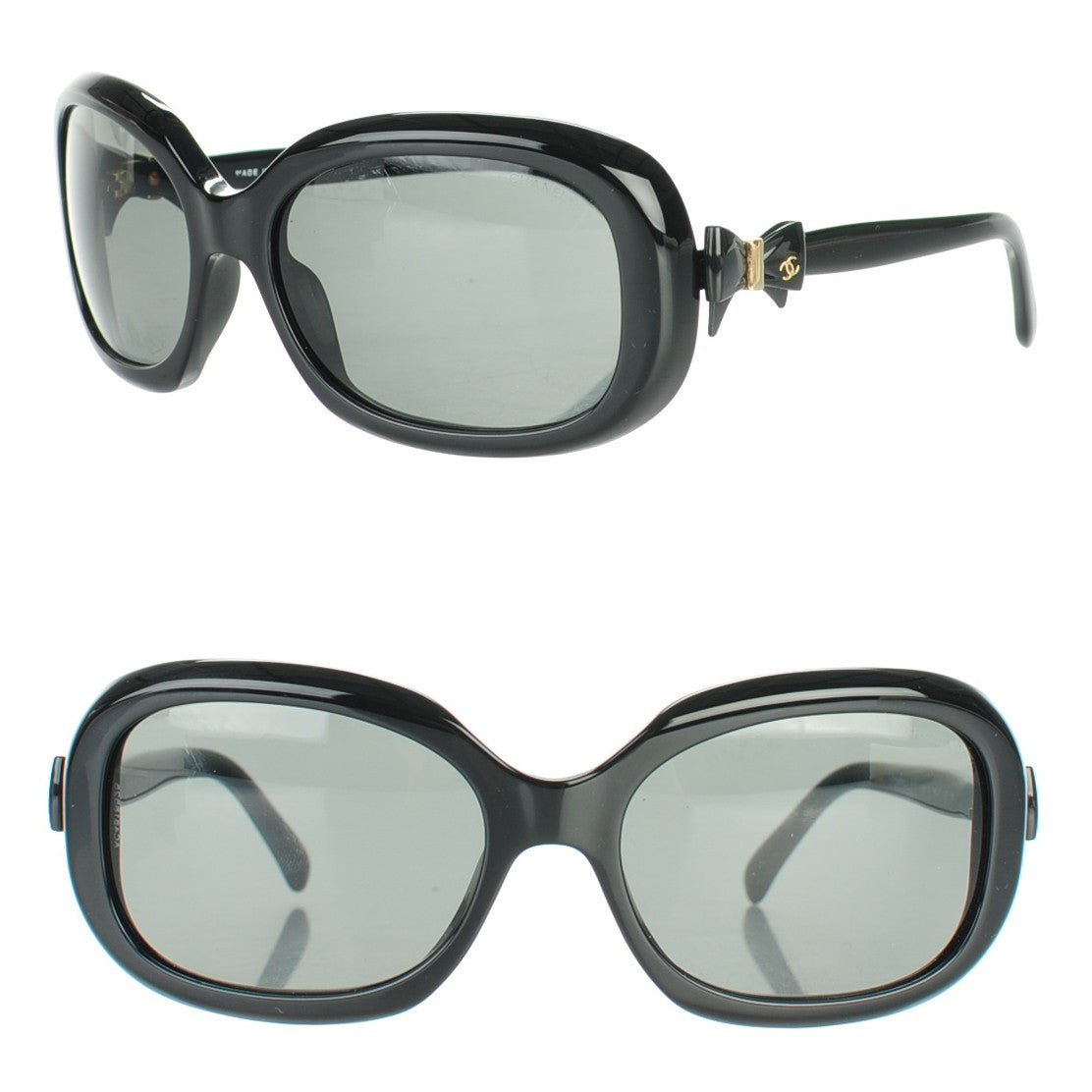 Chanel CC Bow Sunglasses 5170 Black 1 of 5