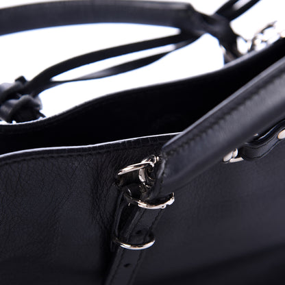 Balenciaga Veau Papier A6 Zip Around Tote Black 8 of 10