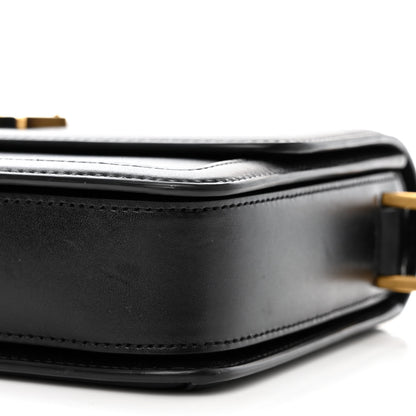 Saint Laurent Box Calfskin Monogram Medium Solferino Satchel Black 10 of 10