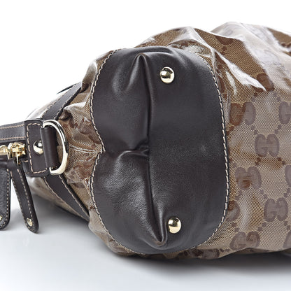 Gucci Crystal Monogram Medium Mix Dark Brown 9 of 10