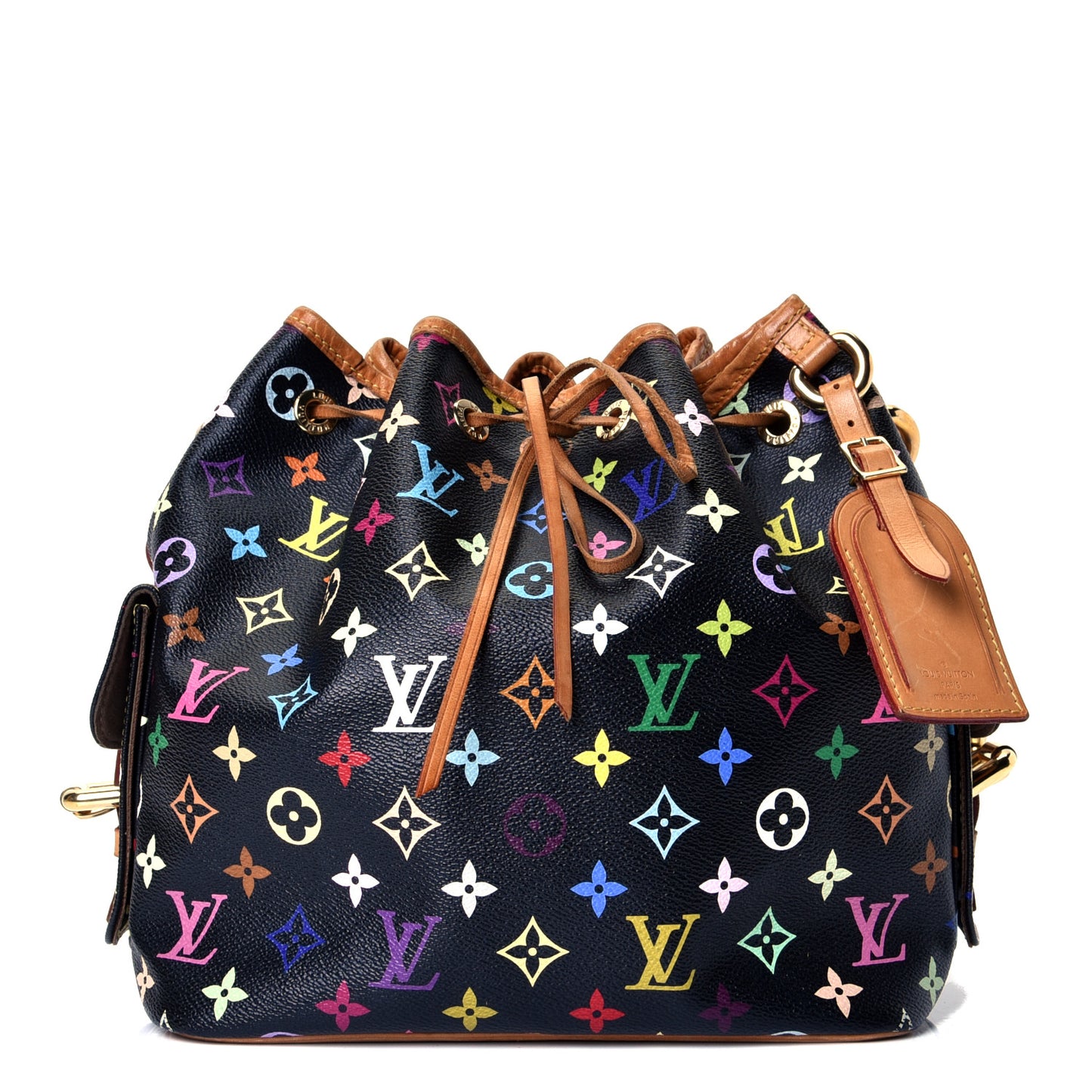 Monogram Multicolor Petit Noe Black