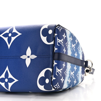 Louis Vuitton Monogram Escale Speedy Bandouliere 30 Blue 9 of 9