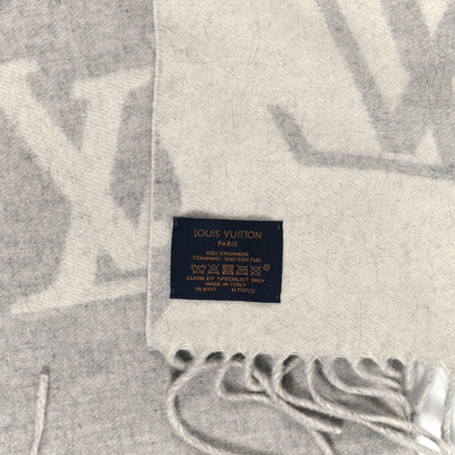 Louis Vuitton Cashmere Fox Fur Monogram Reykjavik Scarf 3 of 3