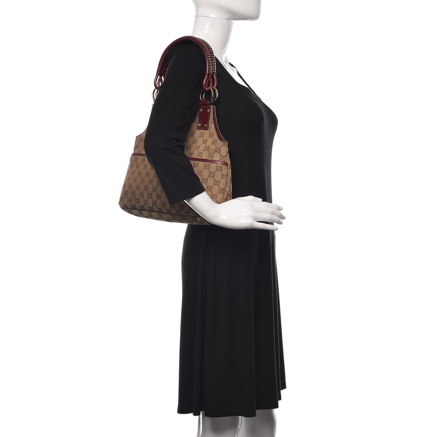 Monogram Shoulder Bag Red