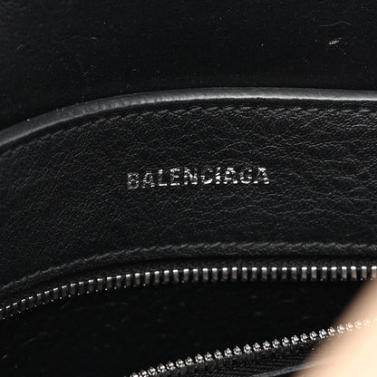 Balenciaga Smooth Calfskin Logo XXS Everyday Tote Light Beige Black 6 of 10