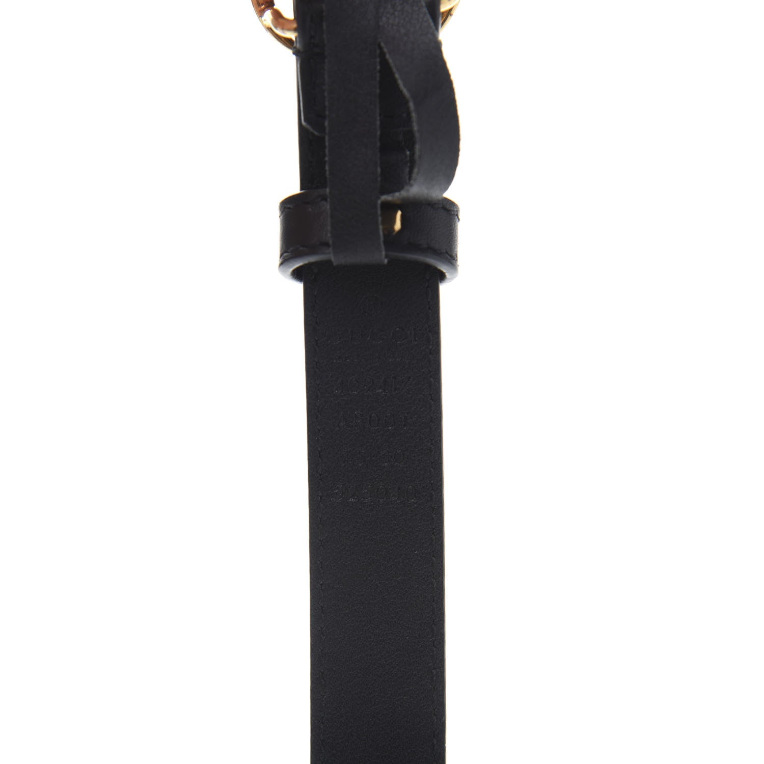 Gucci Calfskin Double G 20mm Belt 75 30 Black 6 of 6