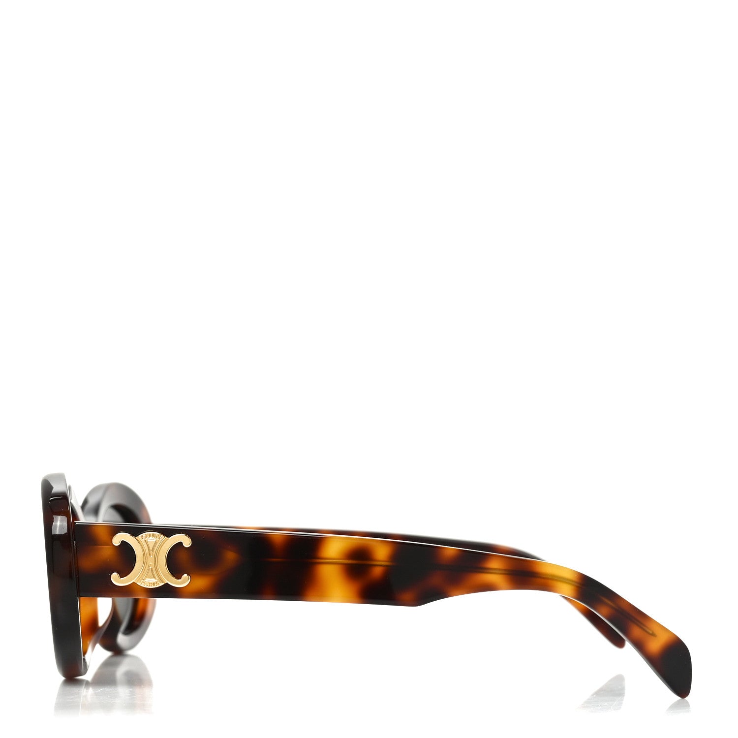 Celine Acetate Triomphe 01 Sunglasses CL 40194U Tortoise 3 of 7