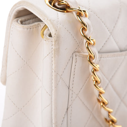 Chanel Lambskin Quilted Mini Square Flap White 12 of 18