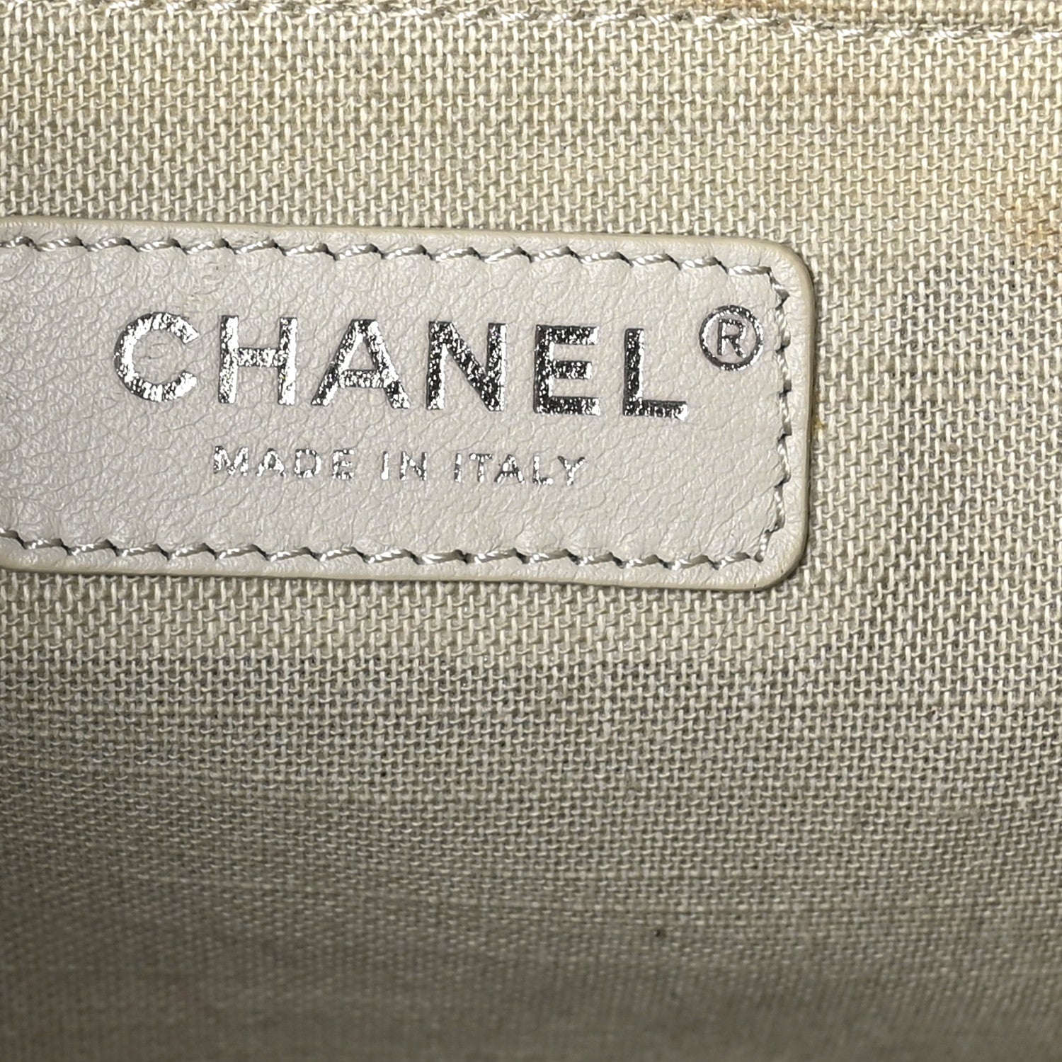 Chanel Mixed Fibers Small Deauville Tote Grey 7 of 11