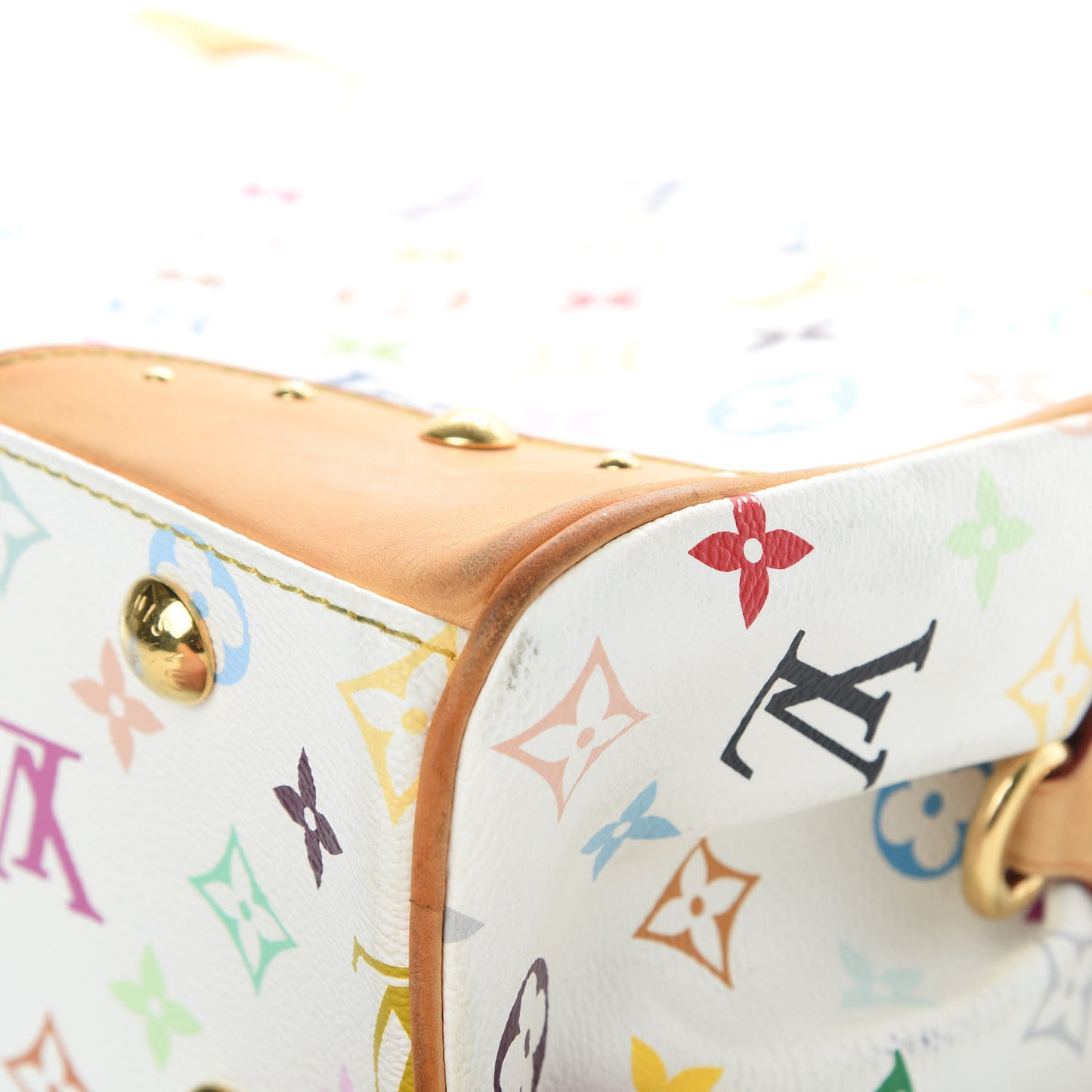 Monogram Multicolor Beverly MM White