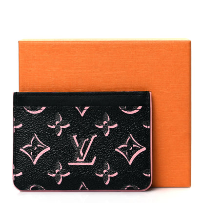 Louis Vuitton Monogram Fall for You LV Side-Up Card Holder Black 8 of 8