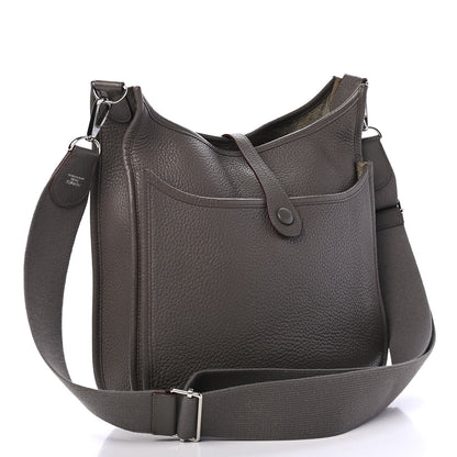 Hermes Taurillon Clemence Evelyne III PM Etain 2 of 4