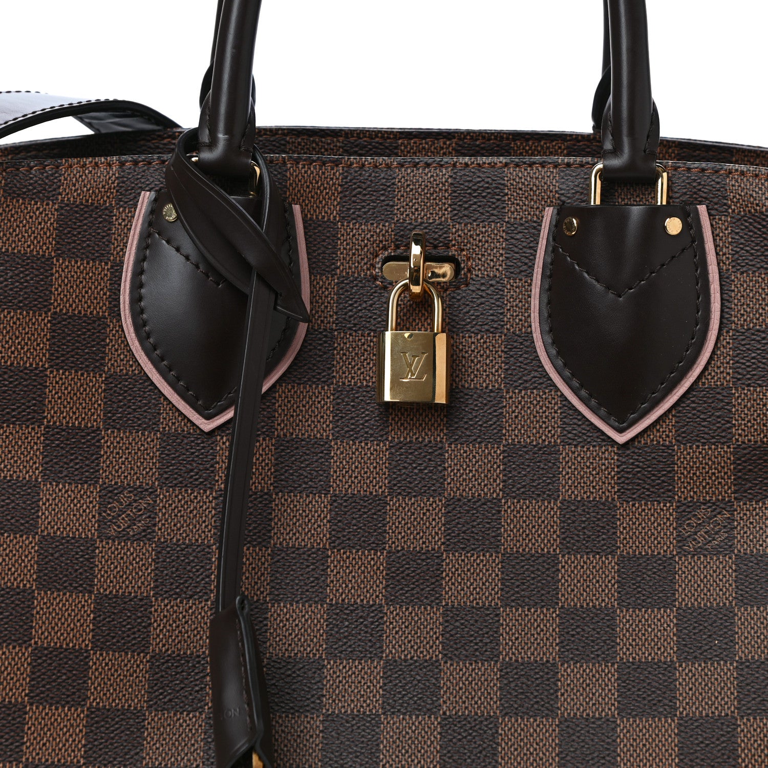 Louis Vuitton Cuir Taurillon Damier Ebene Normandy Magnolia 7 of 10