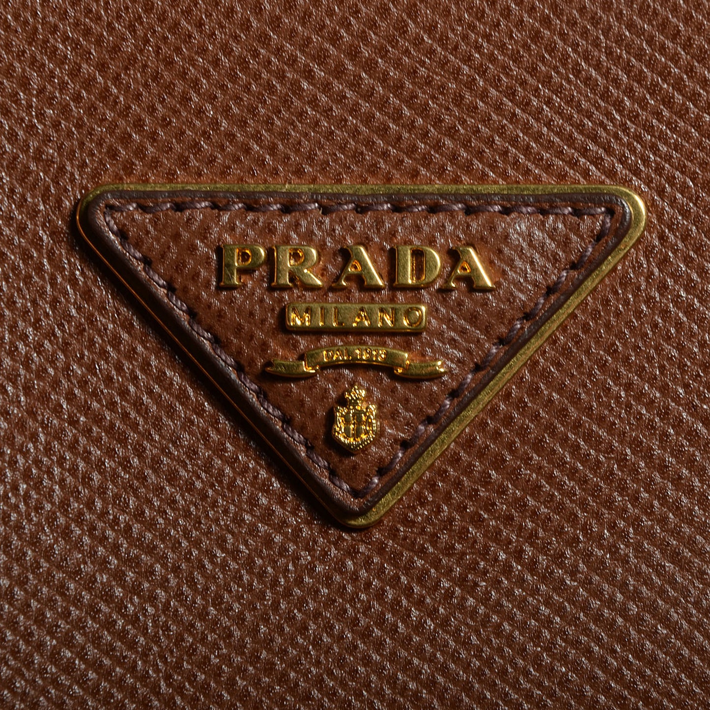 Saffiano Cuir Brevetto Satchel Palissandro